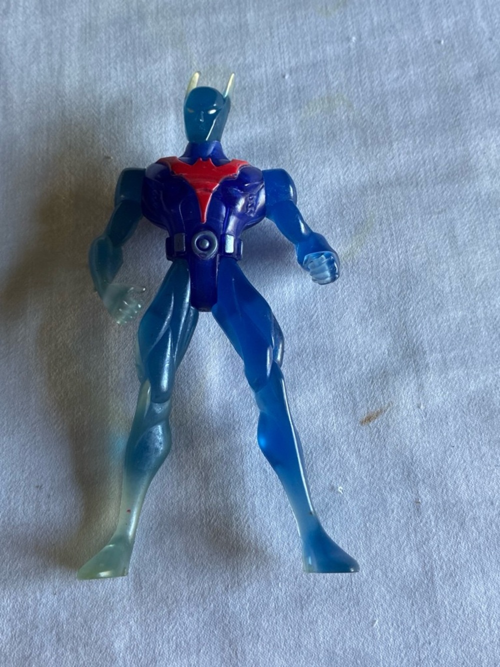 Blue and Red Translucent Action Hero Figure for Kids Batman